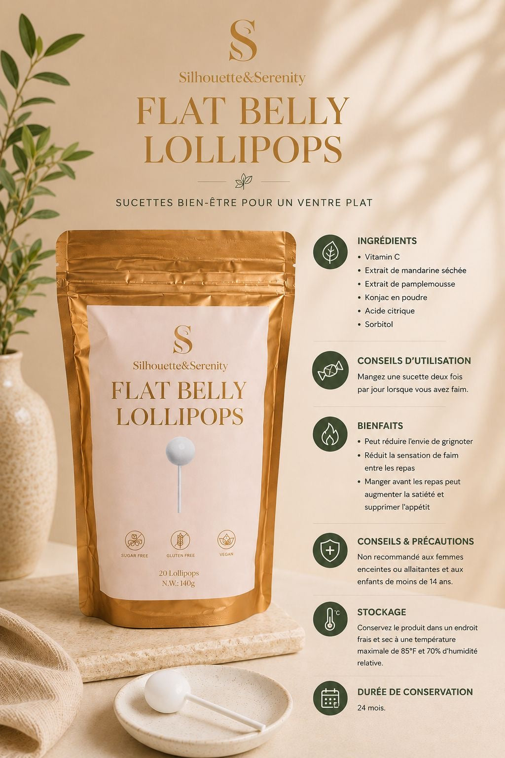 Lollipops for a Flat Stomach