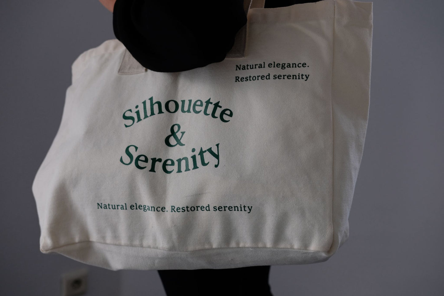 SILHOUETTE & SERENITY TOTE BAG