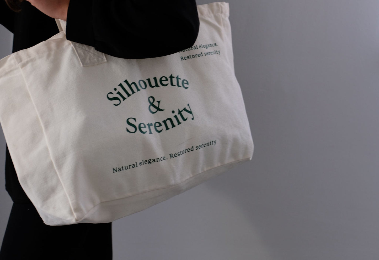 SILHOUETTE & SERENITY TOTE BAG